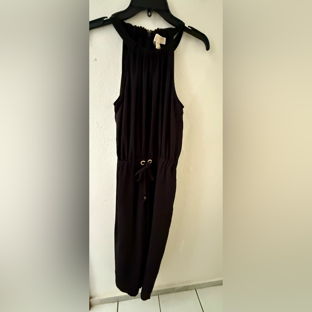 NWT Michael Kors Black Sleeveless Jumpsuit